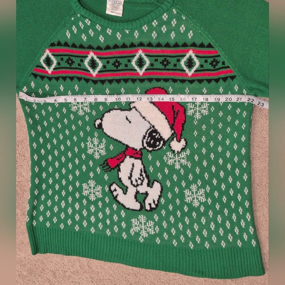Christmas Sweater | Snoopy - Green | Juniors XXXL - Picture 5 of 10
